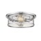 Z-Lite Savannah 2 Light Flush Mount, Chrome & Clear 462F14-CH - alternate 3